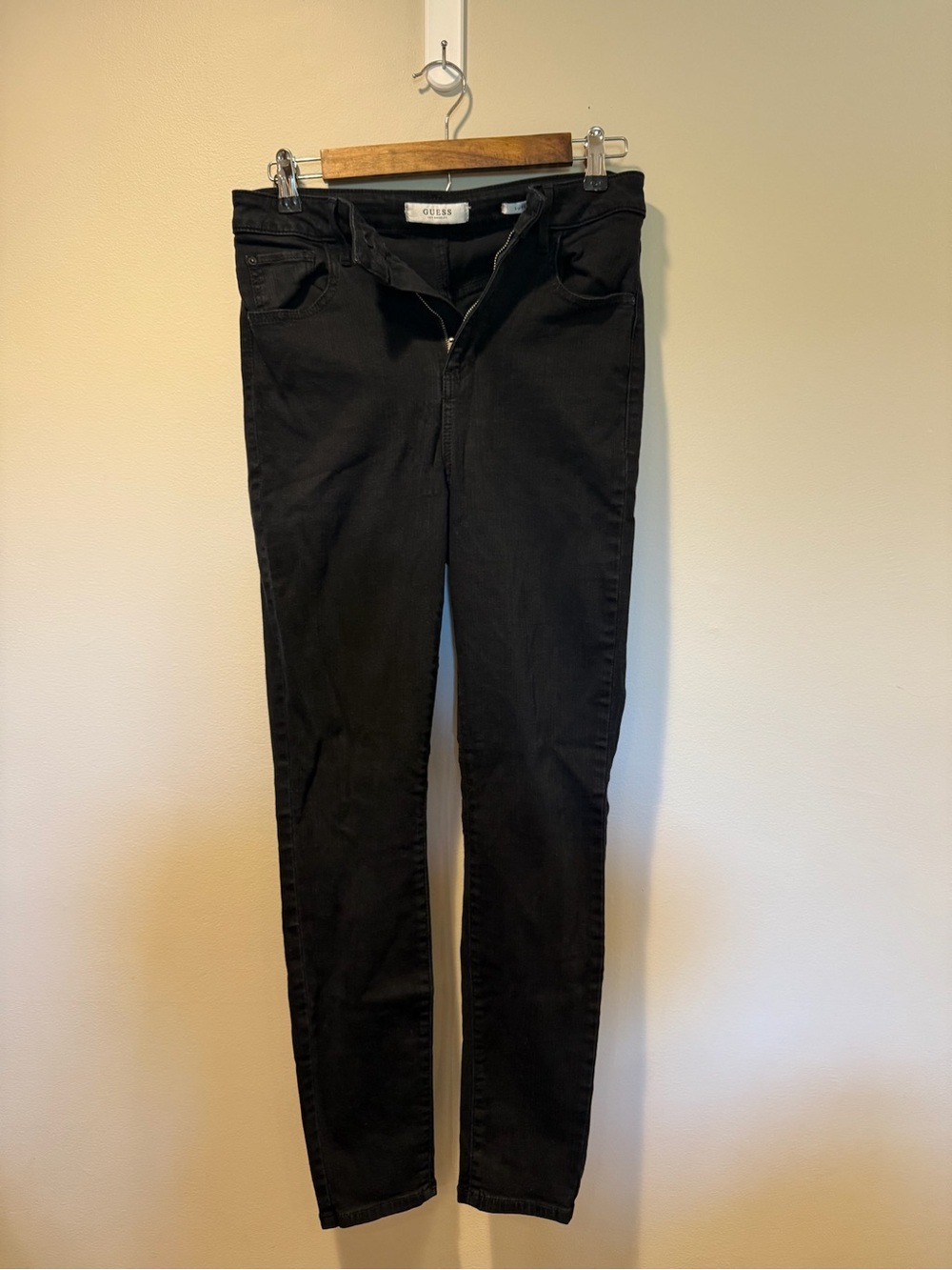 Guess High-Rise Black Skinny Jeans - Women's